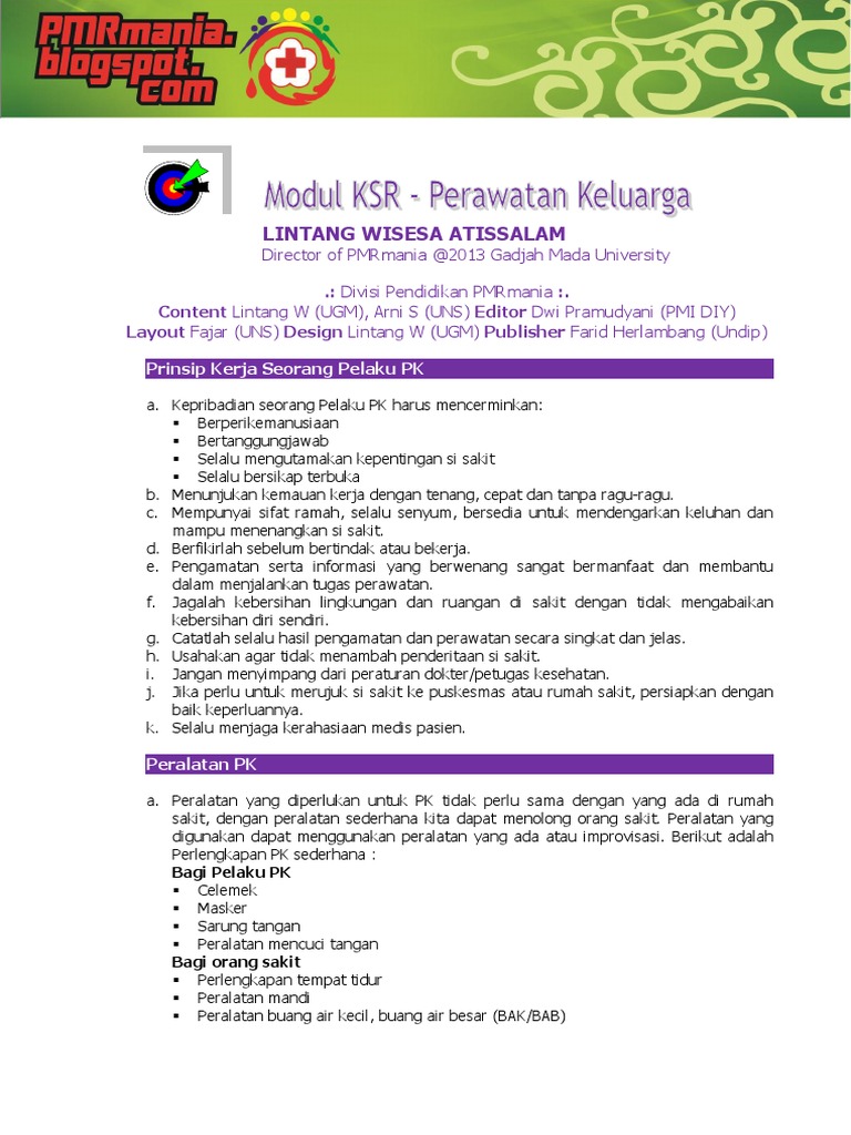 Modul Ksr 6 Perawatan Keluarga