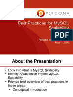 Best Practices For MySQL Scalability Slides