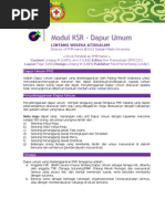 Download Modul KSR 10 - Dapur Umum by Lintang Wisesa SN207495119 doc pdf