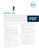 Optiplex 780 Tech Spec Sheet