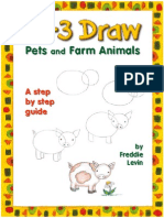 1-2-3 Draw Pets and Farm Animals PDF