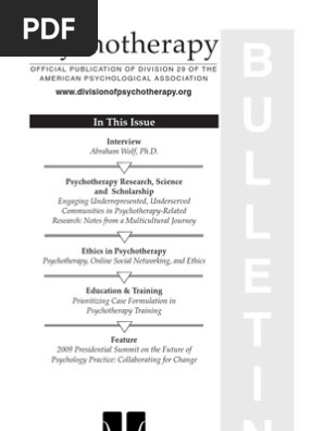 Psychotherapy