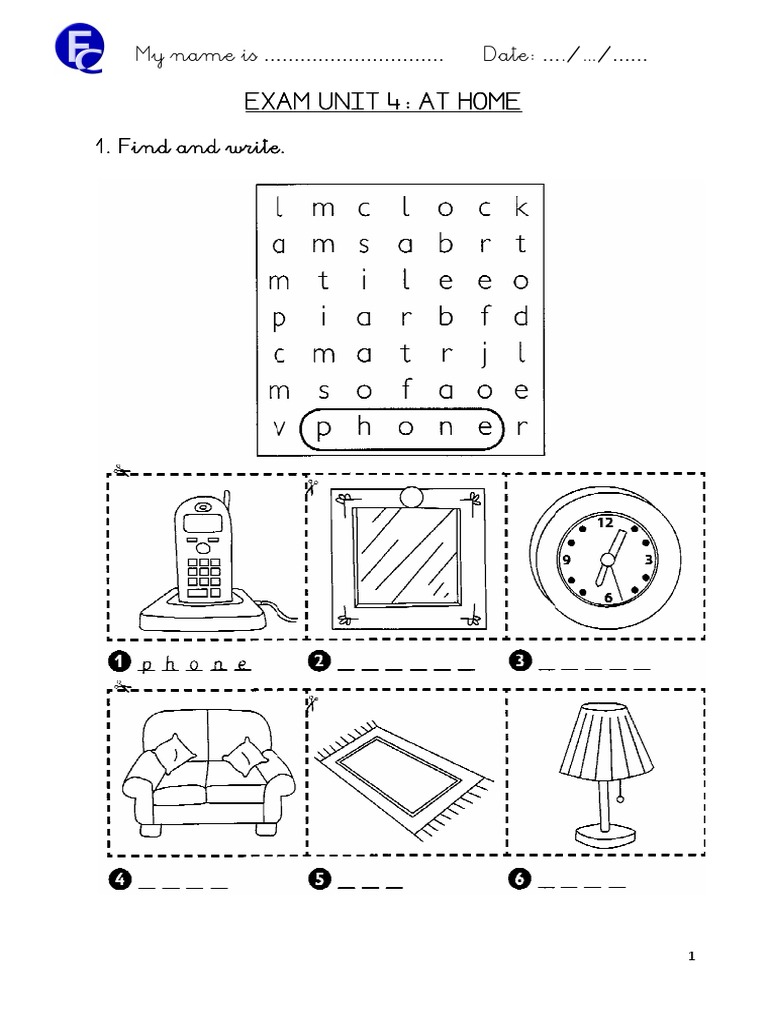 Kids Box 2 Unit 4 Exam Worksheet | PDF