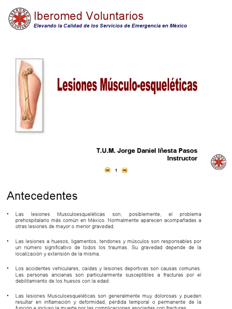 Lesiones Musculoesqueléticas JDIP | Hueso | Músculo