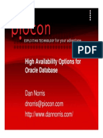 Norris Ha Options For Oracle DB v2