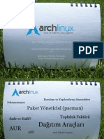 Arch Linux Sade Ve Hafif Bir Linux Dagitimi PDF