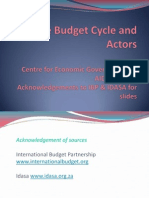 ii budget cycle and actors 100309hpl