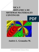 Mecanica y Termodinamica de Sistemas Materiales Continuos