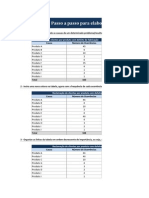 Análise de Pareto no Excel