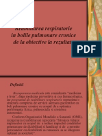 Curs 04 - Reabilitarea Respiratorie Obiective Rez