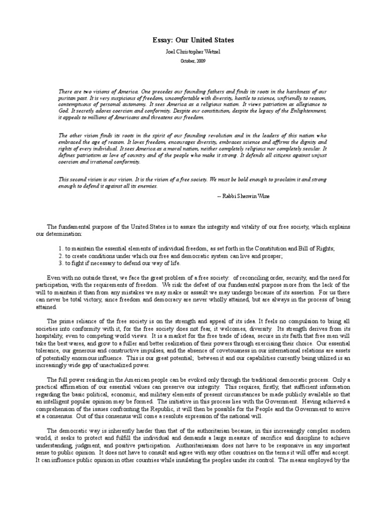 help with writing an essay united states