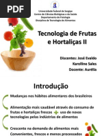 Seminário - Tecnologia de Frutas e Hortaliças II