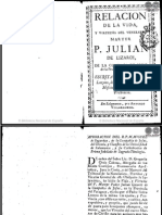 Relacion de La Vida y Virtudes de Julian Lizardi - 1741 - Portalguarani PDF