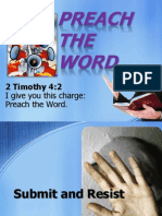 2 Timothy 4:2: I Give You This Charge: Preach The Word