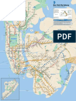 New York City Subway Map MTA 2013