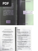 Laplantine - A descrição etnográfica