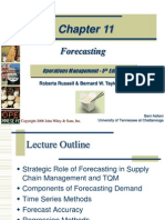 Operations Management 5th Edition CH 11 - Forecasting by Robert Russell & Bernard W. Taylor