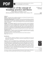 _Bastos Levy (2012) a History of the Concept of Branding_practice and Theory