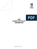 IIHF Game Officials Handbook 2013-14