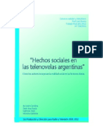 Hechos Sociales en Las Telenovelas Argentinas