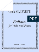 Achille Simonetti Ballata For Viola and Piano 187328 1