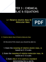Relative Atomic Mass & Relative Molecular Mass