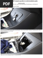 Download 2010-Up Prius HB Navigation Speedlock Override Installation Guide by Danny1702 SN207552560 doc pdf