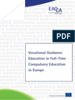 Vocational Guidance Education in Full-Time Compulsory Education in Europe