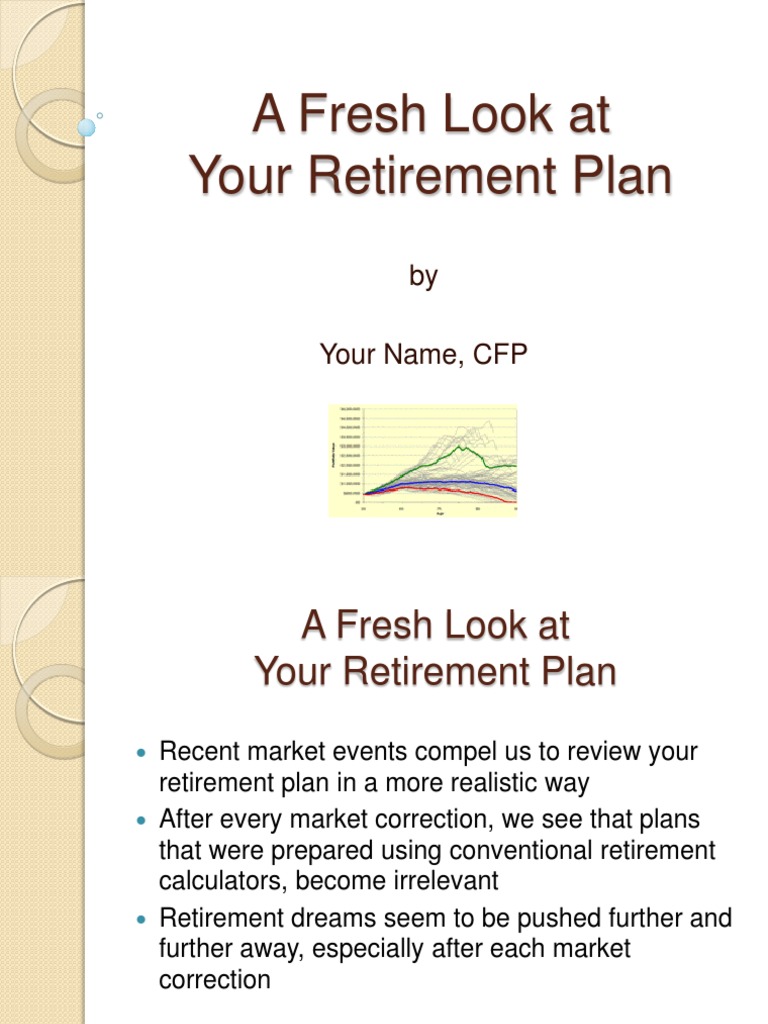 A Fresh Look at Your Retirement Plan | PDF