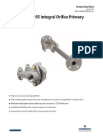 Rosemount 1195 Integral Orifice Primary Element: Product Data Sheet