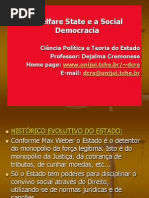 O Welfare State e a Social Democracia
