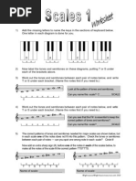 Scales Worksheet