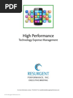 Download High Performance Technology Expense Management by LT Tom Hall SN207566617 doc pdf