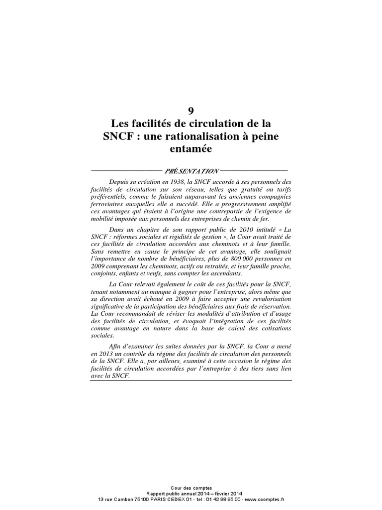 Comment Utiliser Les Facilités De Circulation Sncf