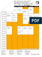 2014 02 12 Horario Diseño Grafico y C V PDF