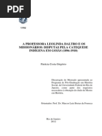 a professora Leolinda Daltro e os missionários a disputa pela catequese indigena em goias 1896  1910