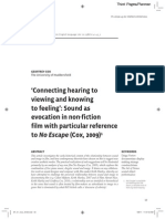Connecting Hearing to Viewing