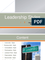 Leadership Styles