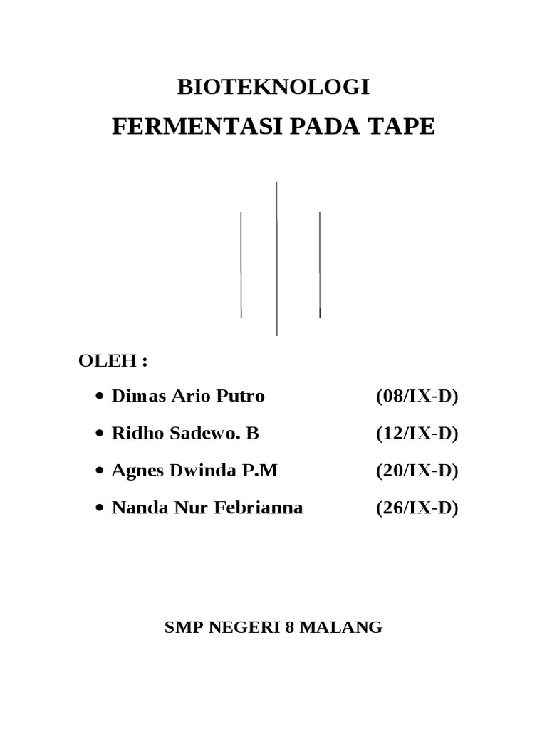 Makalah Pembuatan Produk Bioteknologi Tape Dan Apem