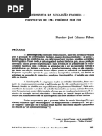 A historiografia da Revolução Francesa - perspectiva de uma polêmica sem fim