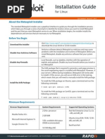 Metasploit Linux Installation Guide