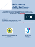 Softball Flyer 2014 Clark County