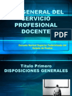 Ley General Del Servicio Profesional Docente