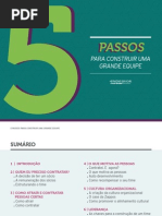 5 Passos Para Construir Uma Grande Equipe