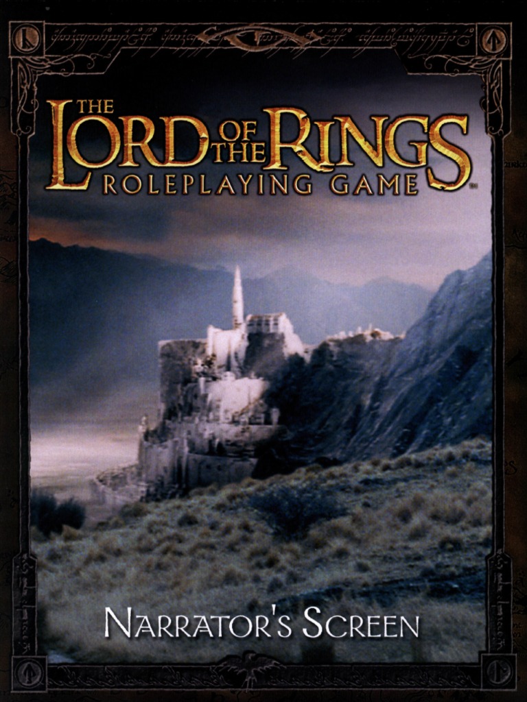LOTR Narrator Screen PDF Leisure