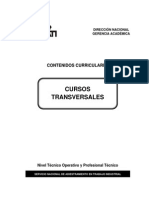 Cursos Transversales - 2012 PDF