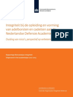 Rapportage Risicoanalyse Integriteit 