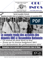 Journal UDC Infos - Édition Janvier 2014