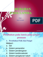 Perubahan Pada Lansia