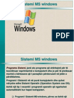MS-Windows Sistemi Operativ511